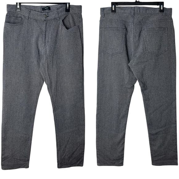 Theory Other - Theory Men's Grey Cotton Professional Slacks Work Pants Trousers